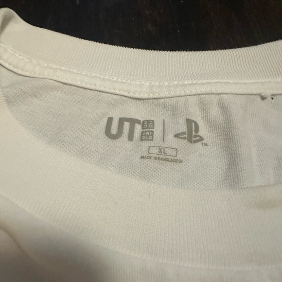 PlayStation x UNIQLO UT Graphic T shirt Sony Video Game Retro Logo US Size XL - Picture 5 of 5